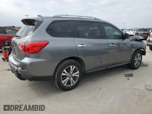 2020 Nissan Pathfinder S z VIN 5N1DR2AN3LC614066, wystawiony jako Copart lot #47091335 z przebiegiem 97 474 mil mil oraz Szkoda całkowita • Salvage title. Historia ofert i sprzedaży dostępna na DreamBid. Obrazek 3.