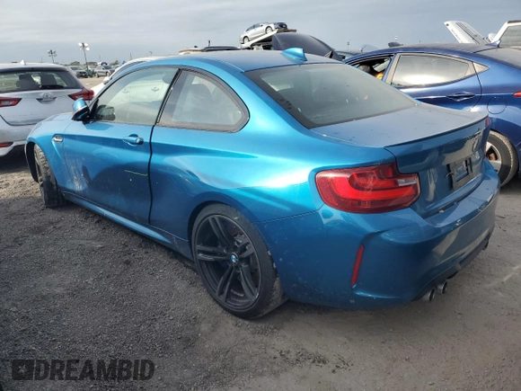 2017 BMW M2 with VIN WBS1H9C38HV887314, listed as a Copart auction lot 74623024 with 0 mi miles and Salvage Title. Bid and sale history available at carsss.com. Image 2.