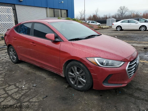 2018 Hyundai Elantra SEL with VIN 5NPD84LFXJH322067, listed as a Copart auction lot 82147104 with 102,066 mi miles and Clean Title. Bid and sale history available at carsss.com. Image 4.
