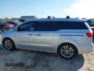 2018 Kia Sedona SX-L with VIN KNDME5C11J6366455, listed as a IAAI auction lot 40508393 with 1 mi miles. Bid and sale history available at carsss.com. Image 13.
