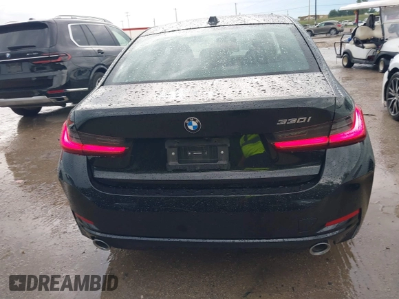 2025 BMW 3 Series 330i with VIN 3MW69CW01S8E99275, listed as a IAAI auction lot 42181948 with 11,983 mi miles and . Bid and sale history available at carsss.com. Image 16.