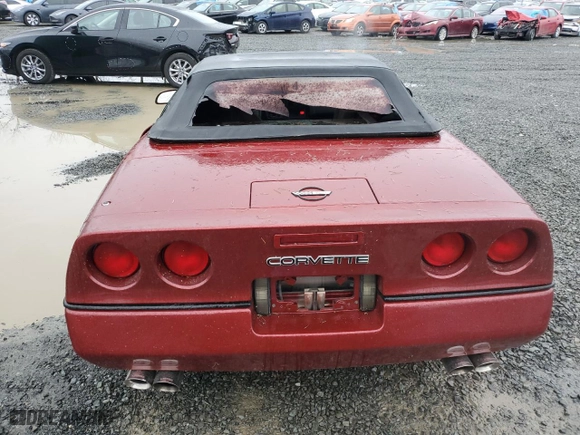 1986 Chevrolet Corvette with VIN 1G1YY6784G5900934, listed as a Copart auction lot 84873224 with 103,341 mi miles and Salvage Title. Bid and sale history available at carsss.com. Image 6.