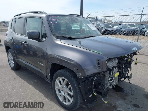 2020 Jeep Renegade Altitude with VIN ZACNJABB1LPK99727, listed as a IAAI auction lot 41859822 with 72,948 mi miles and . Bid and sale history available at DreamBid. Image 1.