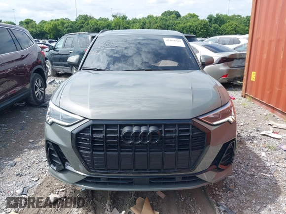 2023 Audi Q3 S line Premium with VIN WA1DECF34P1150360, listed as a IAAI auction lot 42694889 with 19,489 mi miles and . Bid and sale history available at DreamBid. Image 13.