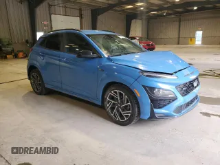 2022 Hyundai Kona N Line с VIN KM8K3CA34NU902544, выставлен на аукционе Copart как лот 58210315 с пробегом 57 899 миль миль и Списание • Salvage title. История ставок и продаж доступна на DreamBid. Изображение 4.