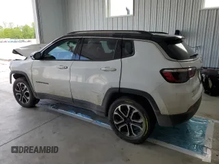 2022 Jeep Compass Limited with VIN 3C4NJDCB2NT114678, listed as a Copart auction lot 57389905 with 70,122 mi miles and Salvage title. Bid and sale history available at DreamBid. Image 2.