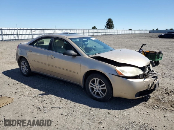 2006 Pontiac G6 6-Cyl z VIN 1G2ZG558364240017, wystawiony jako Copart lot #59183785 z przebiegiem 48 484 mil mil oraz Szkoda całkowita • Salvage title. Historia ofert i sprzedaży dostępna na DreamBid. Obrazek 4.