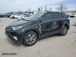 2017 Toyota RAV4 Hybrid XLE with VIN JTMRJREV6HD104784, listed as a Copart auction lot 49049135 with 145,945 mi miles and Salvage Title. Bid and sale history available at carsss.com. Image 1.