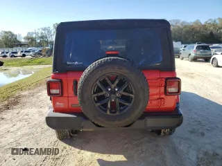 2023 Jeep Wrangler Sport with VIN 1C4HJXDG0PW578994, listed as a Copart auction lot 48858185 with 25,866 mi miles and Salvage Title. Bid and sale history available at DreamBid. Image 6.