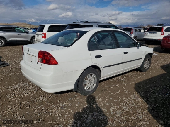2004 Honda Civic VP with VIN 2HGES16394H560979, listed as a Copart auction lot 45204955 with 148,560 mi miles and Salvage Title. Bid and sale history available at carsss.com. Image 3.