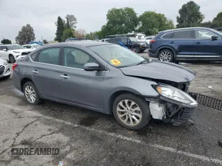 2019 Nissan Sentra SV with VIN 3N1AB7AP7KY401723, listed as a Copart auction lot 48760795 with Not Provided miles and Salvage Title. Bid and sale history available at DreamBid. Image 4.
