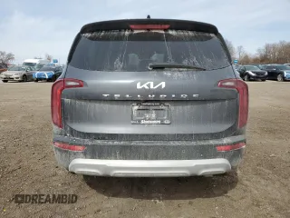 2022 Kia Telluride LX with VIN 5XYP24HC6NG222977, listed as a Copart auction lot 49654395 with 101,853 mi miles and Salvage title. Bid and sale history available at DreamBid. Image 6.