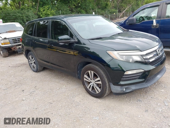 2016 Honda Pilot EX-L with VIN 5FNYF6H59GB100369, listed as a IAAI auction lot 42684252 with 146,609 mi miles and . Bid and sale history available at DreamBid. Image 1.