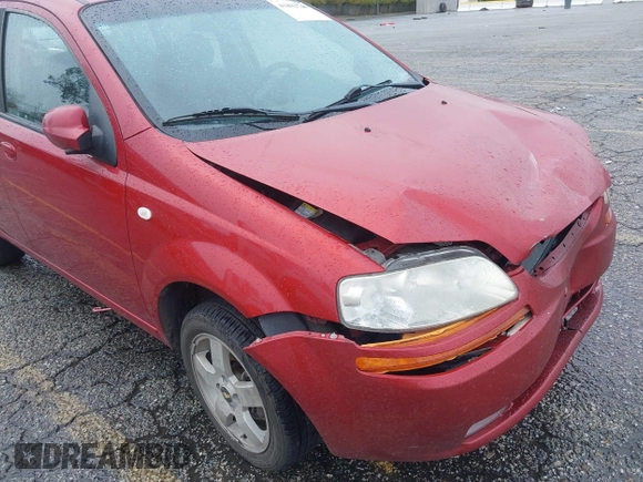 2006 Chevrolet Aveo LT with VIN KL1TG66676B549500, listed as a IAAI auction lot 41802744 with 58,777 mi miles and . Bid and sale history available at DreamBid. Image 17.