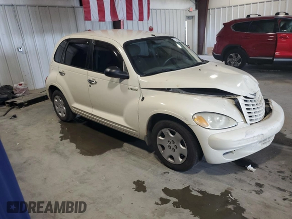 2005 Chrysler PT Cruiser z VIN 3C4FY48B85T592354, wystawiony jako Copart lot #55918665 z przebiegiem 245 499 mil mil oraz Szkoda całkowita • Salvage title. Historia ofert i sprzedaży dostępna na DreamBid. Obrazek 4.