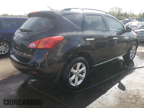 2009 Nissan Murano LE with VIN JN8AZ18W49W160843, listed as a Copart auction lot 73163094 with 165,997 mi miles and Salvage Title. Bid and sale history available at carsss.com. Image 3.