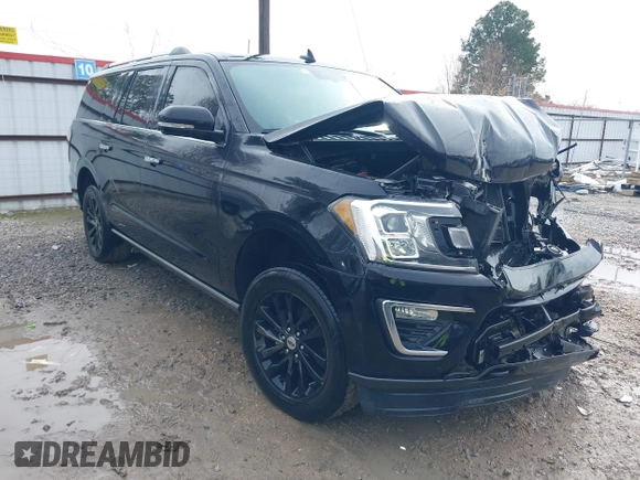 2019 Ford Expedition Max Limited z VIN 1FMJK2AT3KEA17802, wystawiony jako IAAI lot #41386086 z przebiegiem 185 541 mil mil oraz . Historia ofert i sprzedaży dostępna na DreamBid. Obrazek 1.