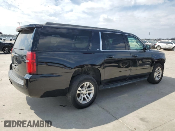 2017 Chevrolet Suburban LT with VIN 1GNSKHKC9HR166072, listed as a Copart auction lot 37545474 with 190,071 mi miles and . Bid and sale history available at DreamBid. Image 3.
