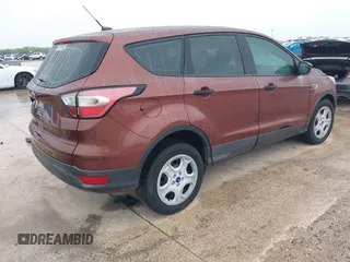 2018 Ford Escape S with VIN 1FMCU0F73JUA03910, listed as a IAAI auction lot 41899146 with 33,486 mi miles and . Bid and sale history available at carsss.com. Image 4.