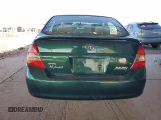 2002 Toyota Prius with VIN JT2BK18U020064034, listed as a Copart auction lot 85591854 with 114,880 mi miles and Salvage Title. Bid and sale history available at carsss.com. Image 6.