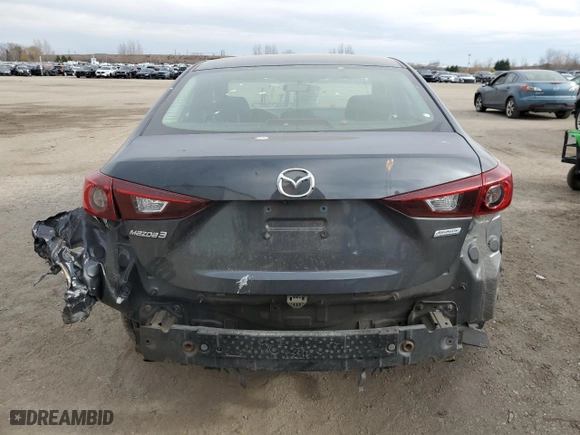 2017 Mazda Mazda3 4-Door Sport with VIN 3MZBN1U77HM134291, listed as a Copart auction lot 80111854 with 253,438 mi miles and Salvage Title. Bid and sale history available at carsss.com. Image 6.