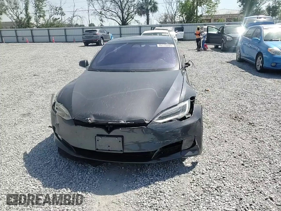 2016 Tesla Model S 90D with VIN 5YJSA1E27GF171698, listed as a Copart auction lot 49176205 with 107,913 mi miles and Salvage Title. Bid and sale history available at DreamBid. Image 11.