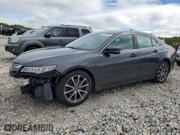 2015 Acura TLX Technology with VIN 19UUB2F54FA020105, listed as a Copart auction lot 57298795 with 104,064 mi miles and Clean title. Bid and sale history available at DreamBid. Image 1.