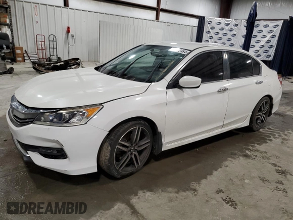 2017 Honda Accord Sedan Sport with VIN 1HGCR2F51HA227948, listed as a Copart auction lot 83462484 with 112,247 mi miles and Salvage Title. Bid and sale history available at carsss.com. Image 1.