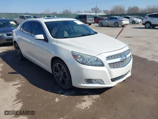 2013 Chevrolet Malibu LTZ with VIN 1G11J5SX2DF337404, listed as a IAAI auction lot 41732337 with 112,276 mi miles. Bid and sale history available at carsss.com. Image 1.