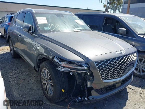 2021 Genesis GV80 with VIN KMUHB4SB8MU060882, listed as a IAAI auction lot 42011746 with Not Provided miles and . Bid and sale history available at DreamBid. Image 1.