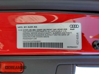 2023 Audi A4 S line Premium Plus with VIN WAUEAAF43PN006551, listed as a Copart auction lot 53421805 with 49,285 mi miles and Salvage Title. Bid and sale history available at DreamBid. Image 12.