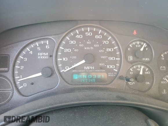 2002 Chevrolet Tahoe LT with VIN 1GNEK13Z62J247298, listed as a Copart auction lot 71092694 with 147,149 mi miles and Salvage Title. Bid and sale history available at carsss.com. Image 9.