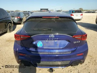 2017 Infiniti QX30 Sport with VIN SJKCH5CP3HA022850, listed as a Copart auction lot 48744715 with 52,875 mi miles and Salvage title. Bid and sale history available at DreamBid. Image 6.