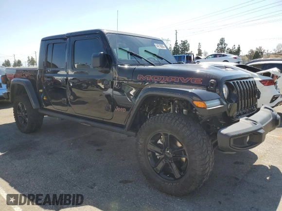 2022 Jeep Gladiator Mojave with VIN 1C6JJTEG4NL150571, listed as a Copart auction lot 54218865 with 26,747 mi miles and Salvage title. Bid and sale history available at DreamBid. Image 4.