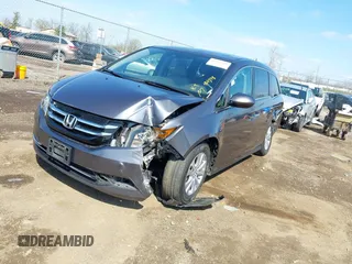 2017 Honda Odyssey EX-L with VIN 5FNRL5H68HB000944, listed as a IAAI auction lot 41937216 with 121,938 mi miles and . Bid and sale history available at DreamBid. Image 6.