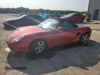 2001 Porsche Boxster with VIN WP0CA29841U622190, listed as a Copart auction lot 58396935 with 74,040 mi miles and Salvage title. Bid and sale history available at DreamBid. Image 1.