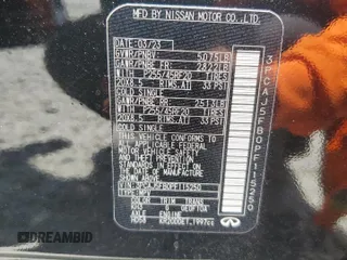 2023 Infiniti QX50 Sport with VIN 3PCAJ5FB0PF115250, listed as a Copart auction lot 56046004 with 17,100 mi miles and . Bid and sale history available at DreamBid. Image 15.