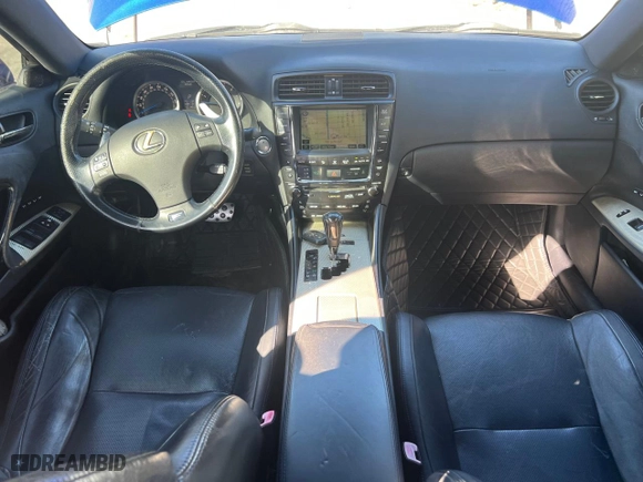 2009 Lexus IS F with VIN JTHBP262695006473, listed as a Copart auction lot 89025455 with NaN miles and Salvage Title. Bid and sale history available at carsss.com. Image 9.