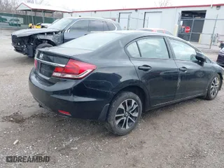 2013 Honda Civic Sdn EX with VIN 19XFB2F83DE084664, listed as a IAAI auction lot 41864855 with 178,142 mi miles. Bid and sale history available at carsss.com. Image 4.