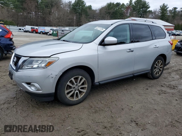 2016 Nissan Pathfinder SV with VIN 5N1AR2MM2GC604513, listed as a Copart auction lot 52271725 with 127,336 mi miles and Clean Title. Bid and sale history available at carsss.com. Image 1.