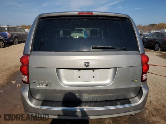 2013 Ram Cargo Van Tradesman with VIN 2C4JRGAG4DR780661, listed as a Copart auction lot 76931934 with 109,219 mi miles and Salvage Title. Bid and sale history available at carsss.com. Image 6.