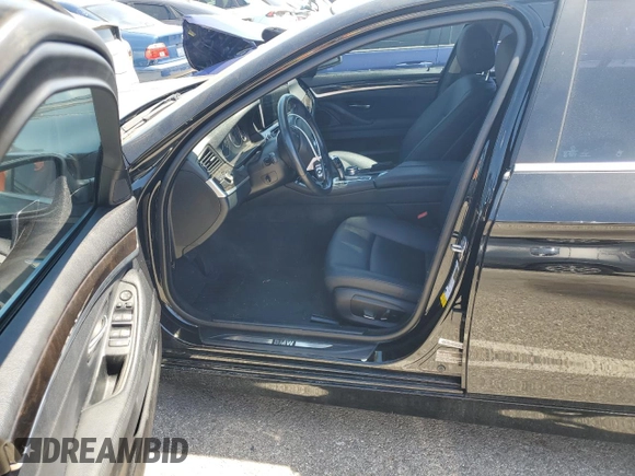 2015 BMW 5 Series 528i with VIN WBA5A5C5XFD522415, listed as a Copart auction lot 52563095 with 81,979 mi miles and Salvage Title. Bid and sale history available at carsss.com. Image 7.