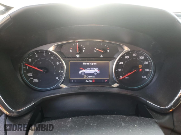 2023 Chevrolet Equinox RS with VIN 3GNAXMEGXPS157493, listed as a Copart auction lot 44972835 with 22,223 mi miles and Salvage Title. Bid and sale history available at carsss.com. Image 9.