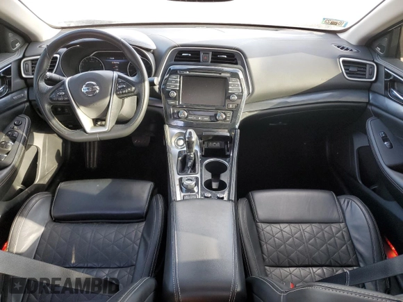 2020 Nissan Maxima Platinum with VIN 1N4AA6FVXLC380674, listed as a Copart auction lot 36860834 with 47,516 mi miles and Clean Title. Bid and sale history available at DreamBid. Image 8.