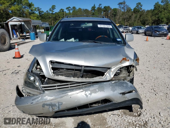 2002 Lexus RX 300 with VIN JTJGF10U820149732, listed as a Copart auction lot 81187564 with 0 mi miles and Salvage Title. Bid and sale history available at carsss.com. Image 5.