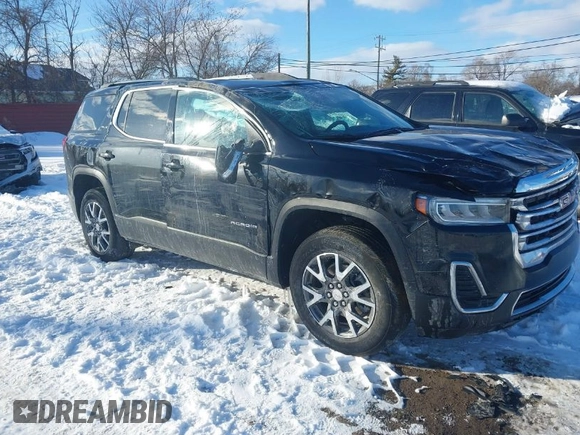 2022 GMC Acadia SLE with VIN 1GKKNKL46NZ165160, listed as a IAAI auction lot 41608269 with 48,018 mi miles. Bid and sale history available at carsss.com. Image 1.