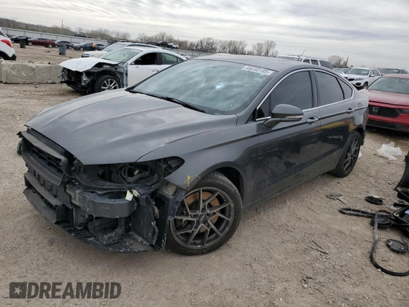 2017 Ford Fusion Sport with VIN 3FA6P0VP8HR264290, listed as a Copart auction lot 49733185 with 158,142 mi miles and Salvage Title. Bid and sale history available at carsss.com. Image 1.