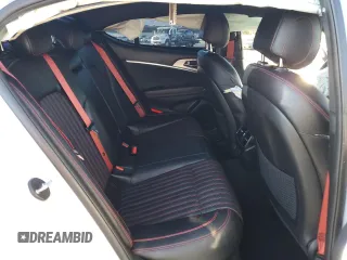 2022 Genesis G70 3.3T with VIN KMTG54TE9NU081984, listed as a Copart auction lot 79634704 with 63,169 mi miles and Salvage Title. Bid and sale history available at DreamBid. Image 10.