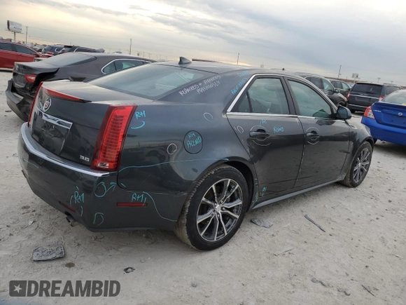 2010 Cadillac CTS Premium with VIN 1G6DS5EV9A0104827, listed as a Copart auction lot 81690744 with 81,813 mi miles and Salvage title. Bid and sale history available at DreamBid. Image 3.