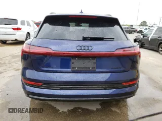 2022 Audi e-tron Premium with VIN WA1AAAGE5NB034143, listed as a Copart auction lot 43930573 with 4,484 mi miles. Bid and sale history available at carsss.com. Image 6.